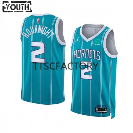 Kinder NBA Charlotte Hornets Trikot James Bouknight 2 Jordan 2022-23 Icon Edition Teal Swingman